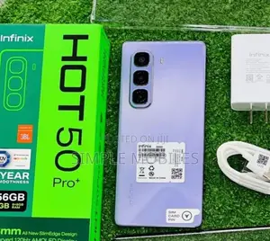 New Infinix Hot 50 Pro+ 4G 256 GB Purple
