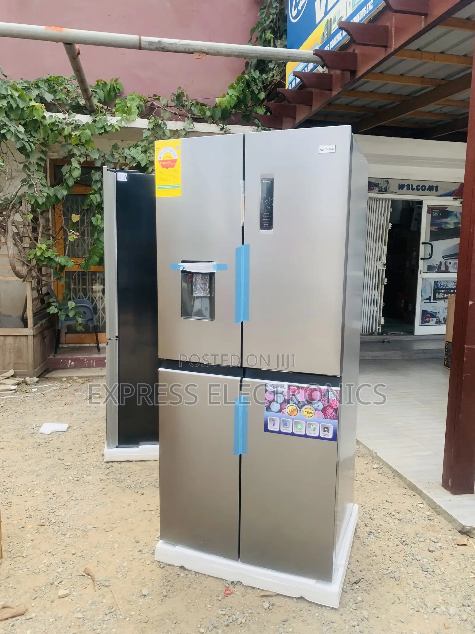 Pearl 421L Bottom Freezer + Dispenser Refrigerator - PF-613MDIXWD-1A