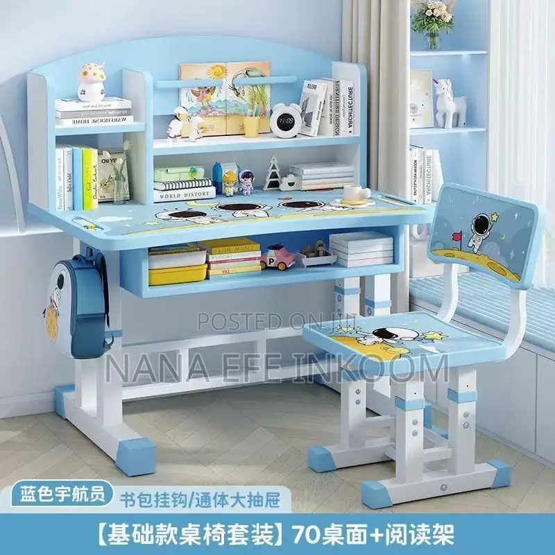 Luxury and Comfort Kids Learning Desk With a Chair.