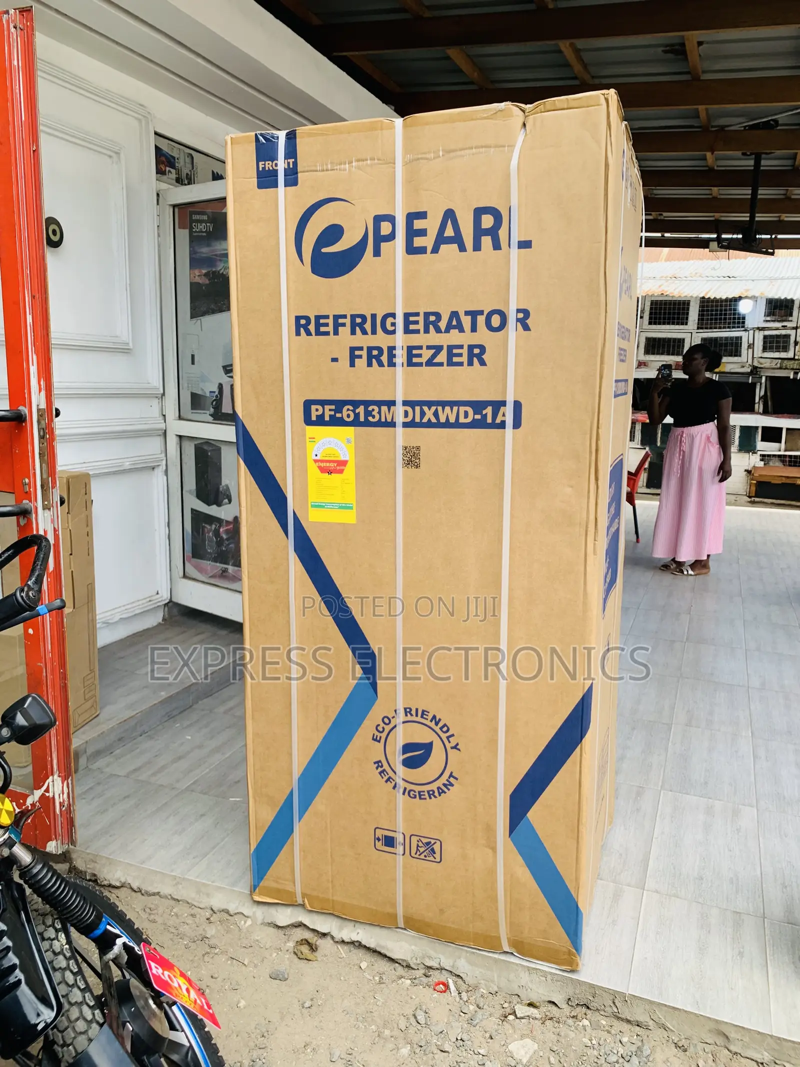 Get a New Pearl 421L Bottom Freezer + Dispenser - PF-613MDIXWD-1A