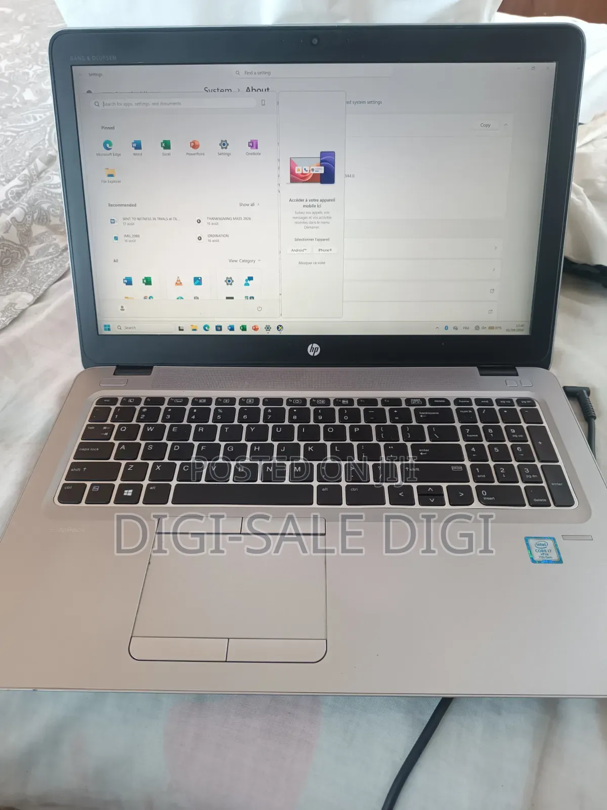 Laptop HP EliteBook 850 G4 16GB Intel Core i7 SSD 256GB