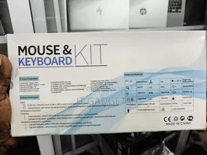 Wireless Mouse & Keyboard Kit – Rechargeable & Multi-Device