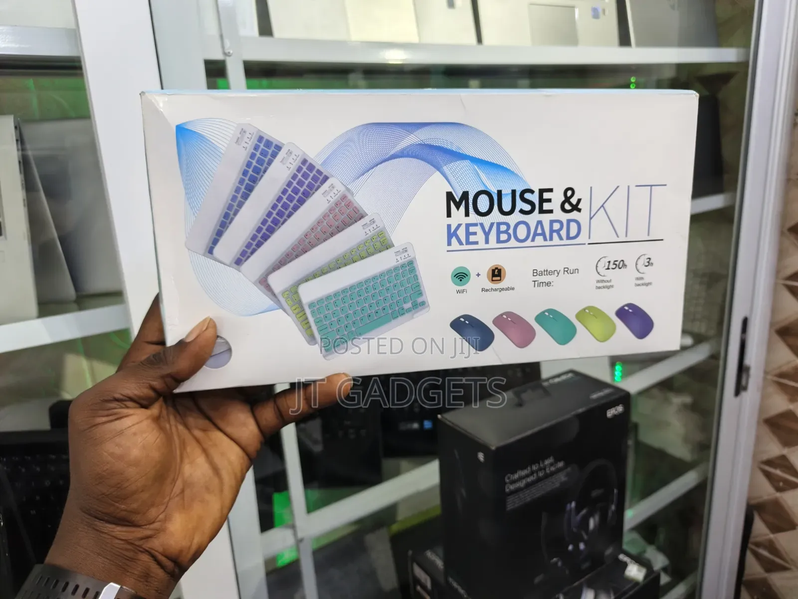 Wireless Mouse & Keyboard Kit – Rechargeable & Multi-Device