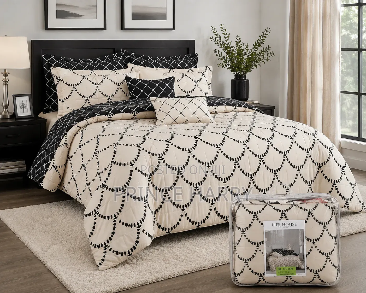 Lifehouse Queen-Size Bedding Set