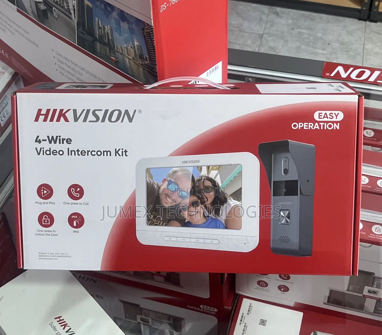 Hikvision 4-Wire Analog Video Intercom Ds-Kis203t Villa Kit