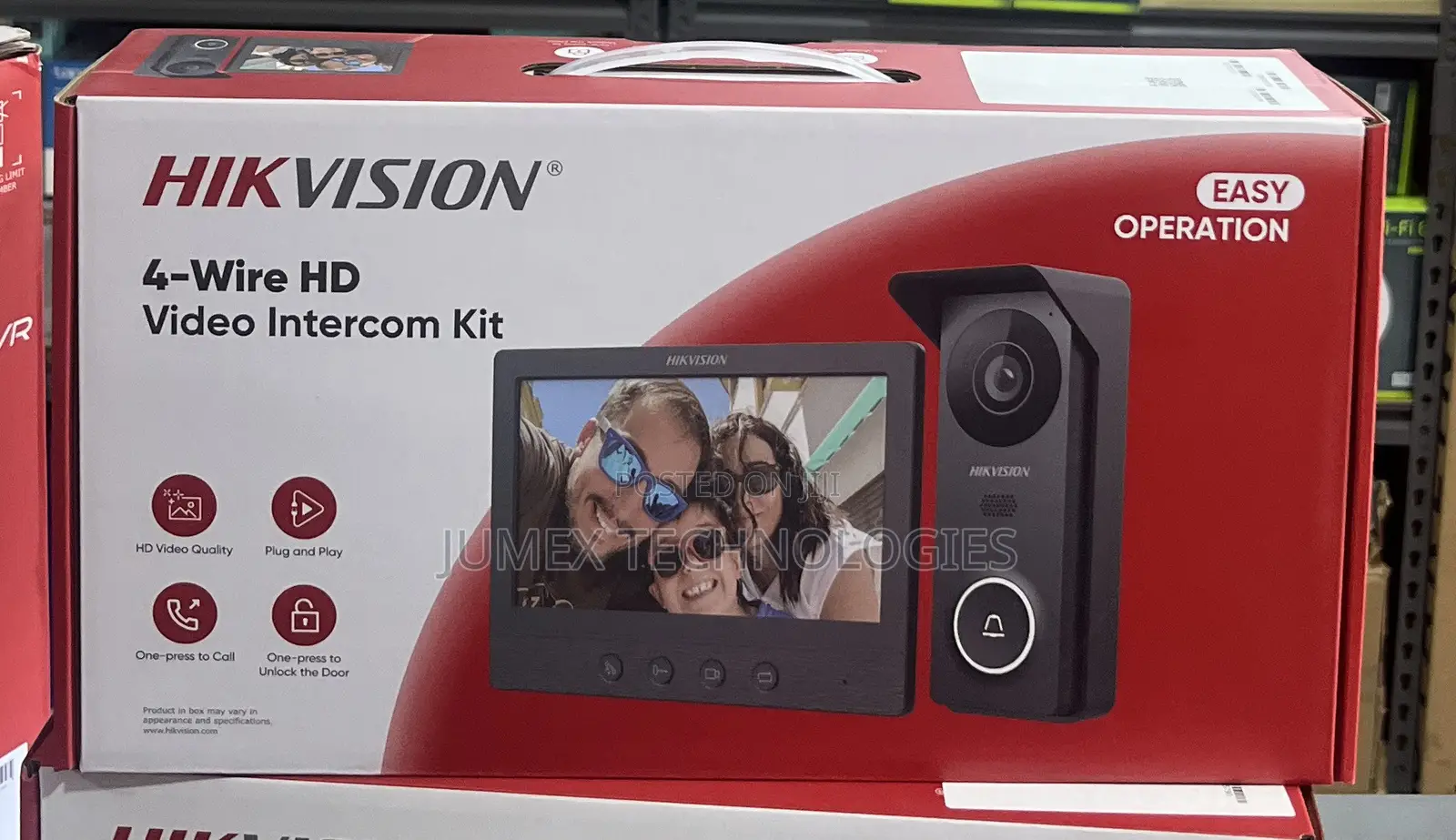 Hikvision Video Intercom Kit Ds-Kis213 (B) Villa Analog Kit