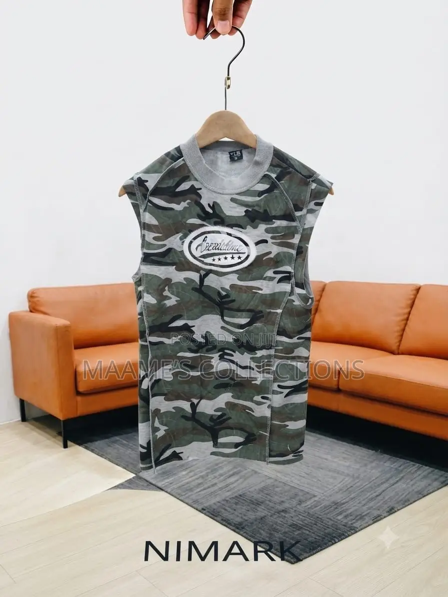Men’s Camouflage Sleeveless Tank Top