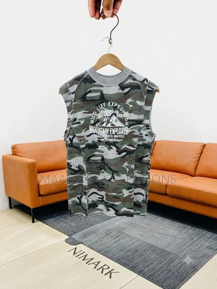 Men’s Camouflage Sleeveless Tank Top
