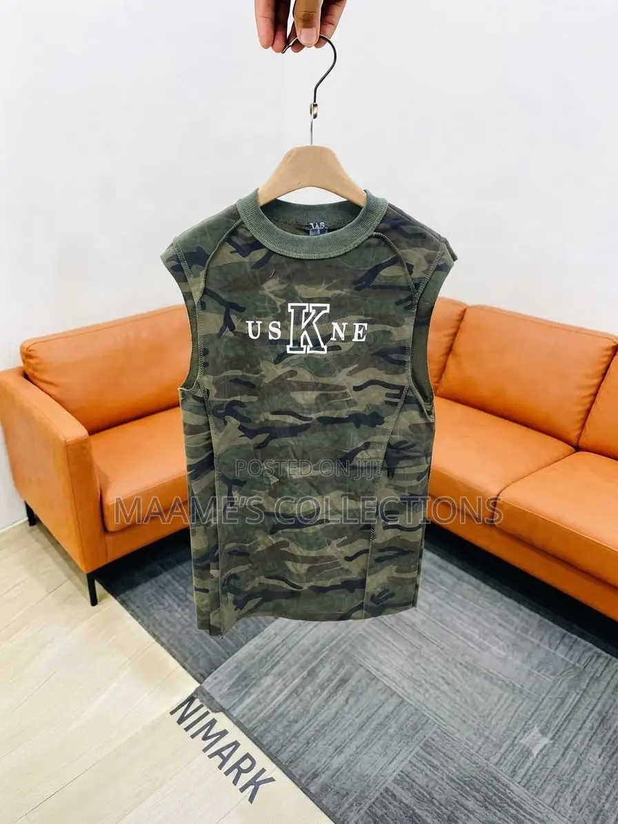 Men’s Camouflage Sleeveless Tank Top
