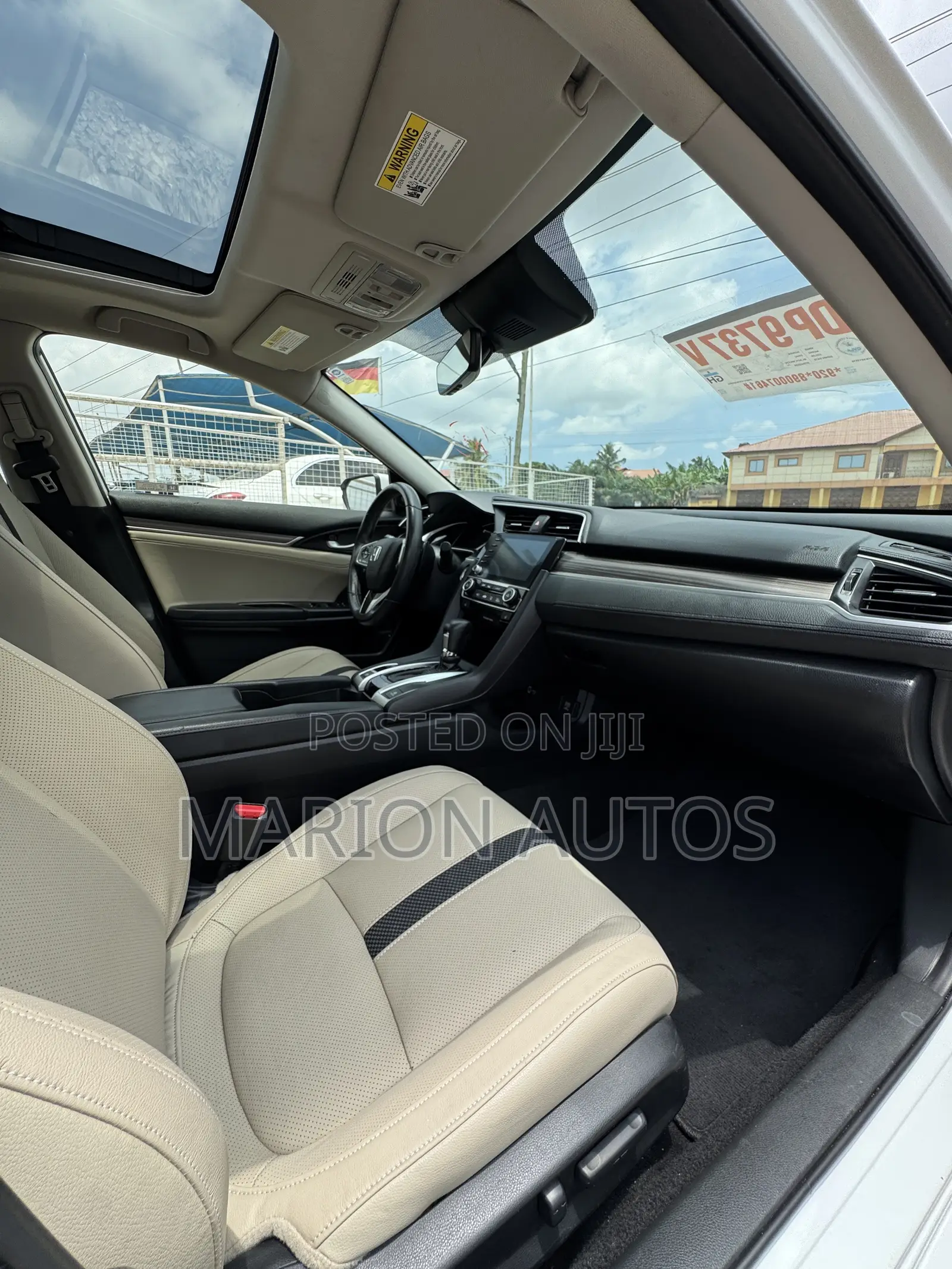 Honda Civic Touring Sedan 2019 White