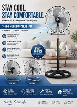 Standing,Wall and Floor Fan
