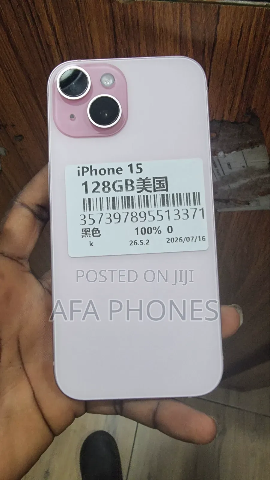 Apple iPhone 15 128 GB Pink