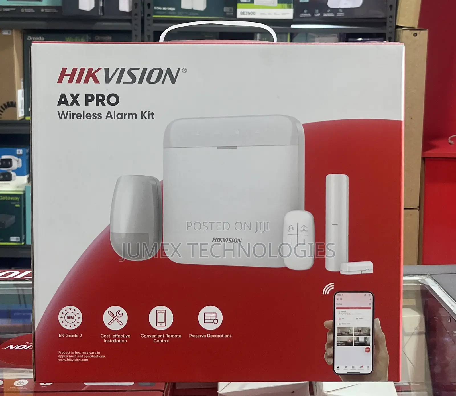 Hikvision AC Pro Wireless Alarm System Kit Ds-Pwa64-Kit-We