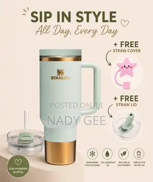 Gilded Celadon 40oz Stanley Cup