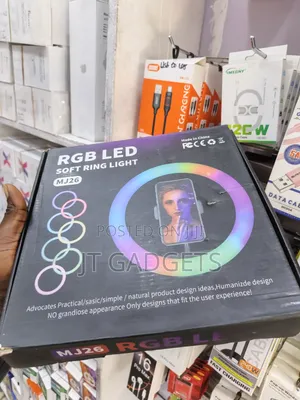 RGB Led Ring Light – Mj26 & Mj-56 22" | Tripod + 3-Phone Holder