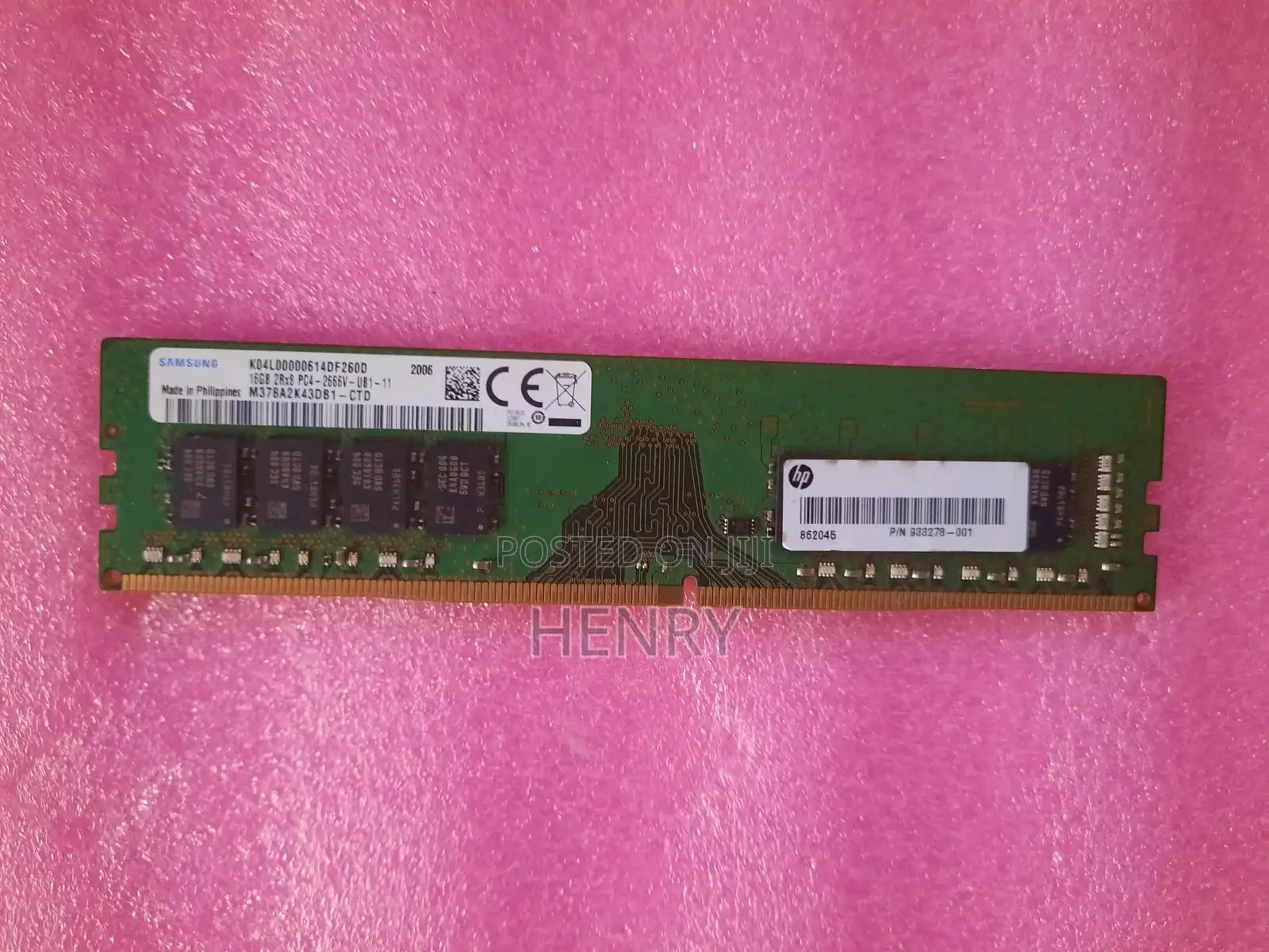 Samsung 16GB DDR4 Ram
