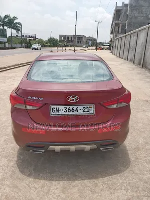 Hyundai Elantra 2013 Red