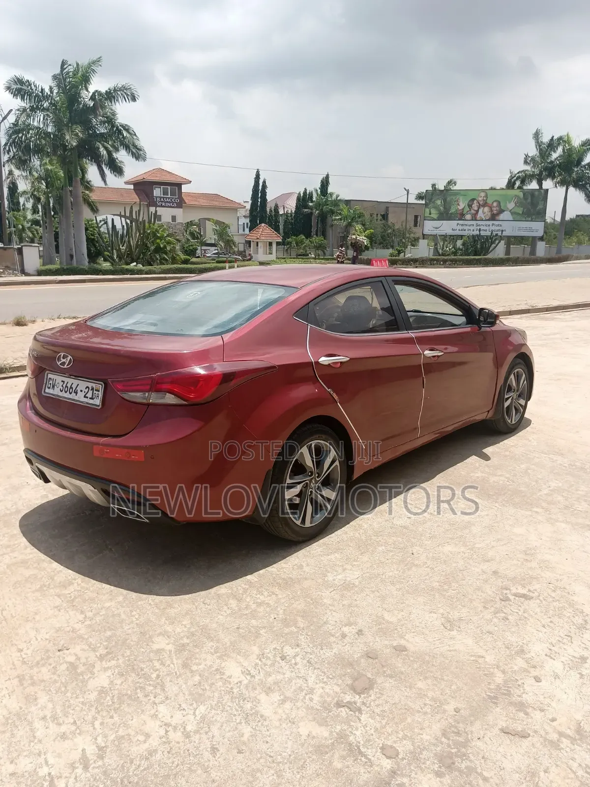 Hyundai Elantra 2013 Red