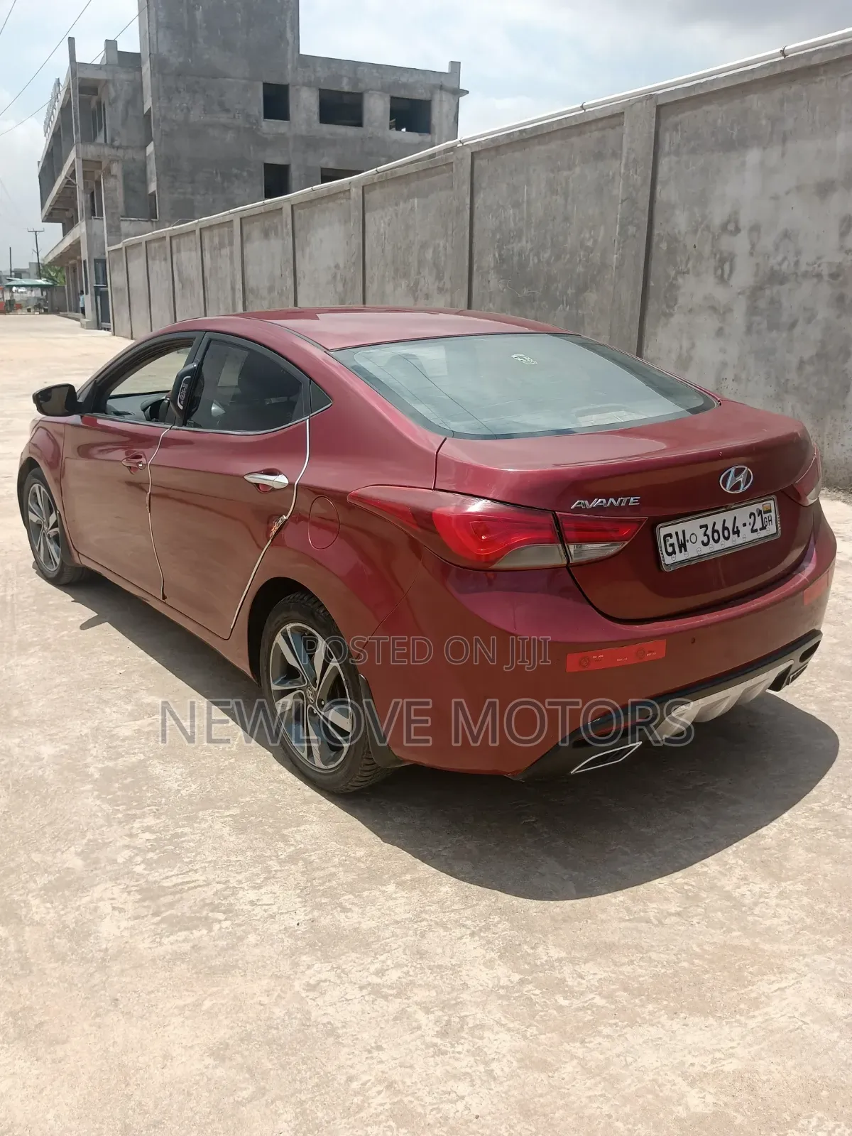 Hyundai Elantra 2013 Red