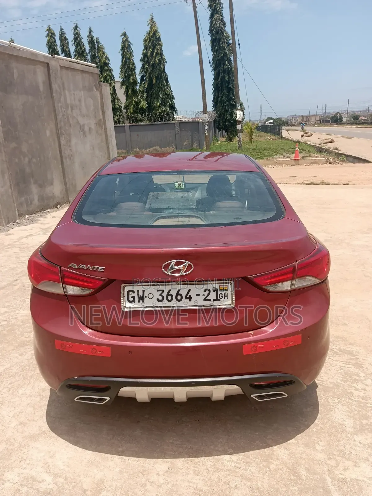Hyundai Elantra 2013 Red