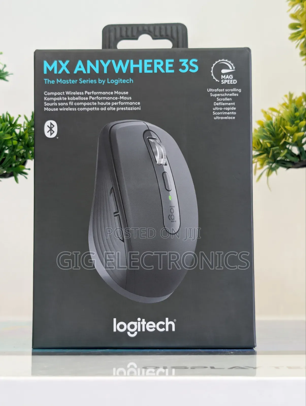 Logitech MX Anywhere 3S Wireless Mouse (Black)