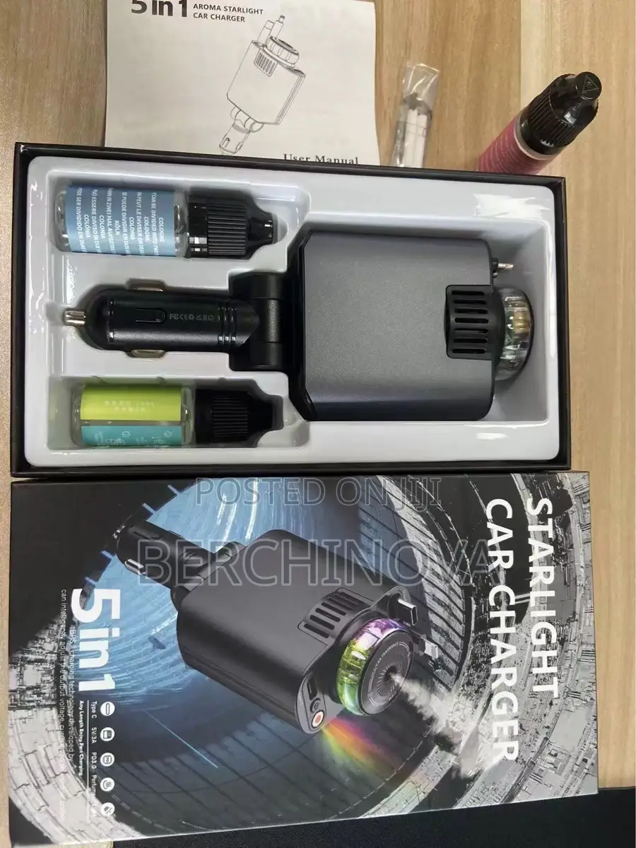Starlight Car Charger With Aroma Diffuser