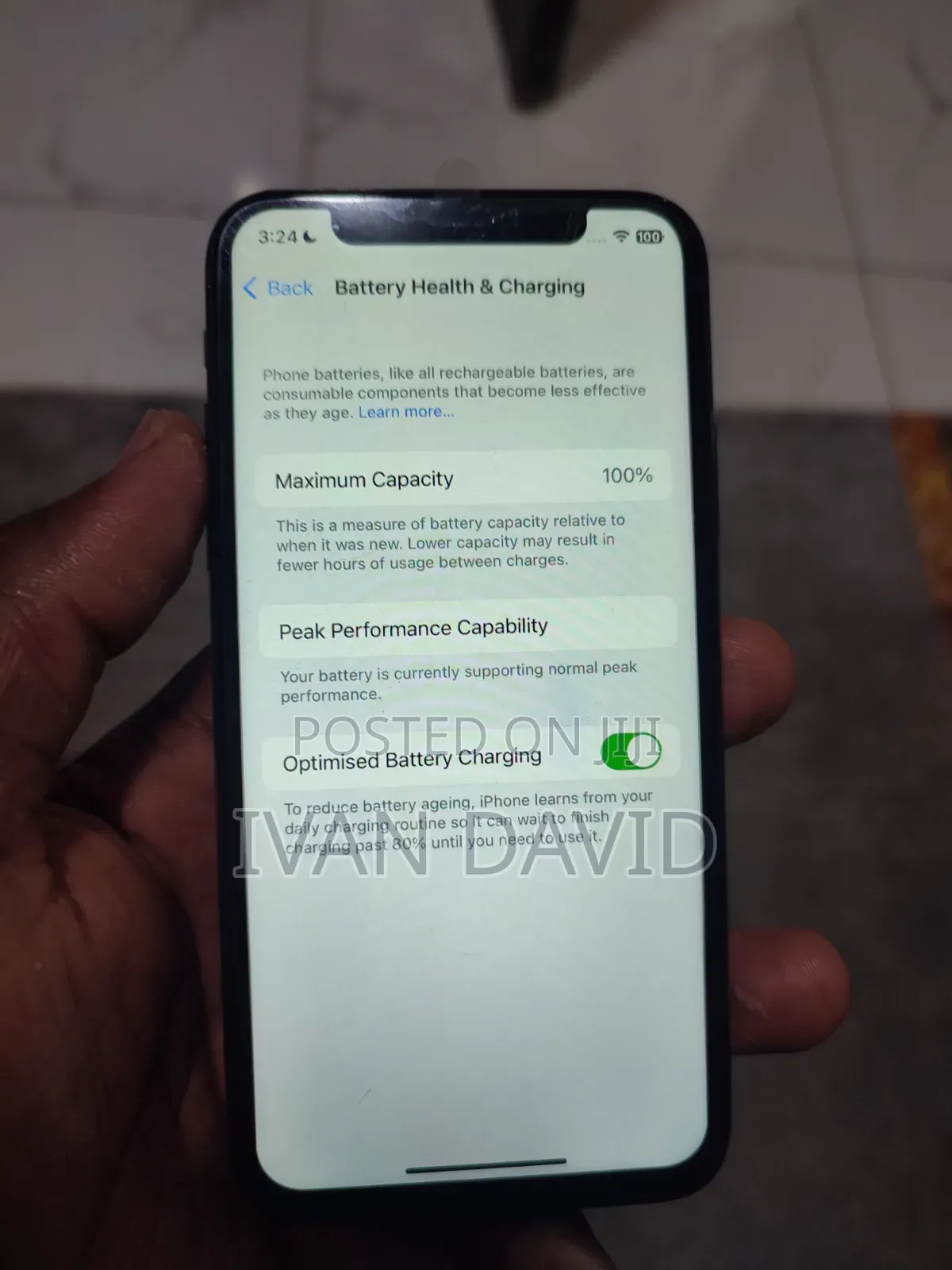 Apple iPhone X 64 GB Black