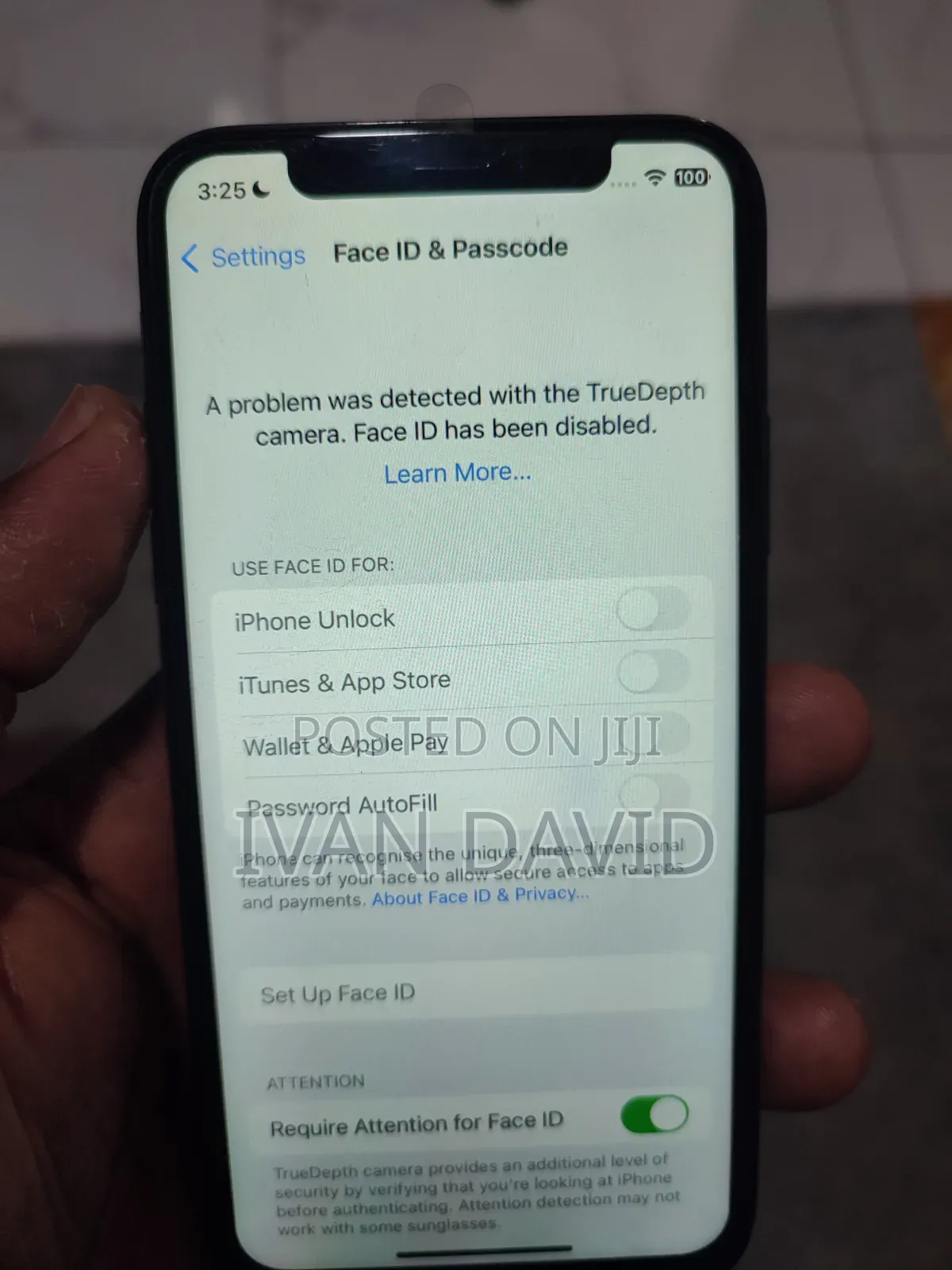 Apple iPhone X 64 GB Black
