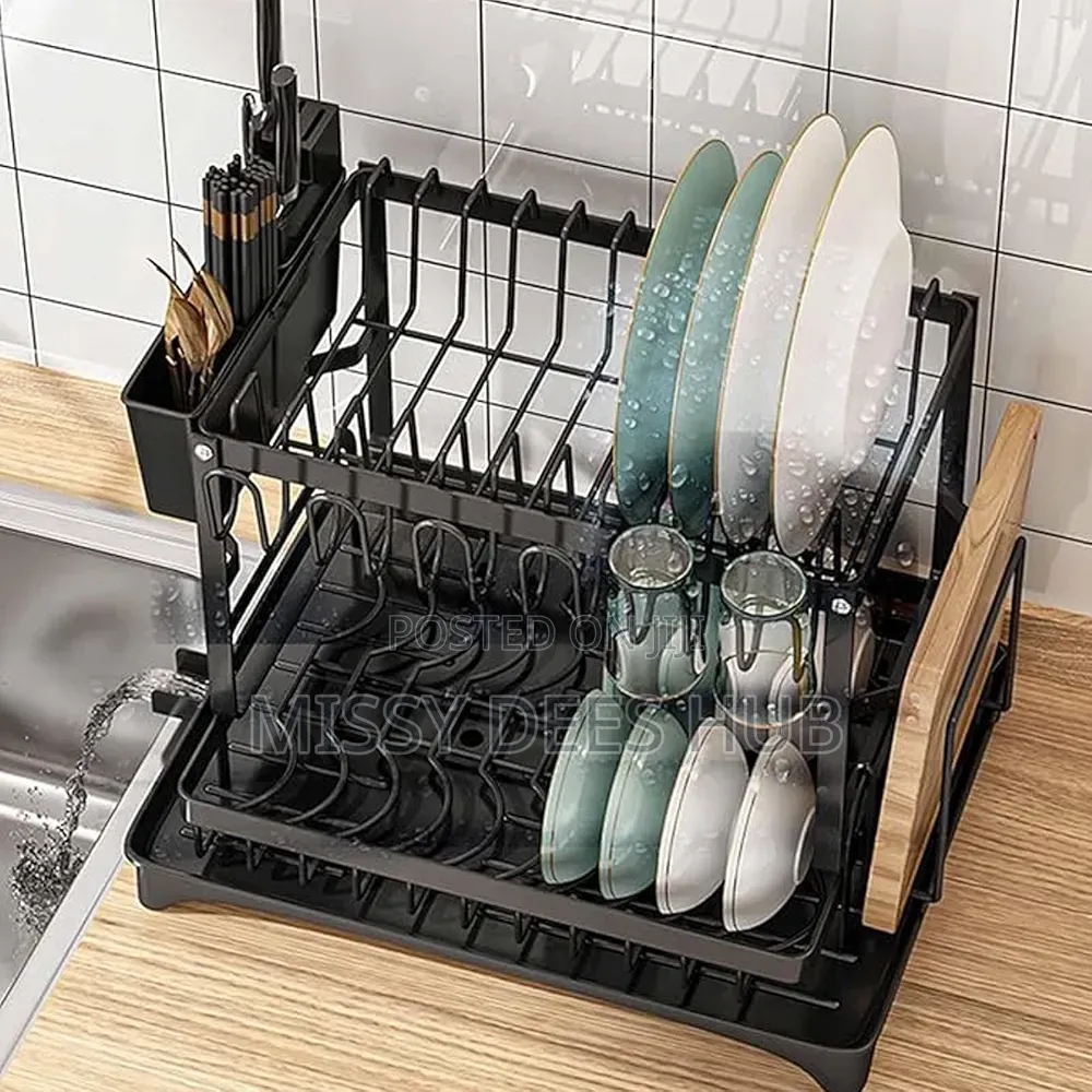Dish Drying Rack With Drainboard