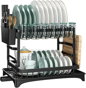 Dish Drying Rack With Drainboard