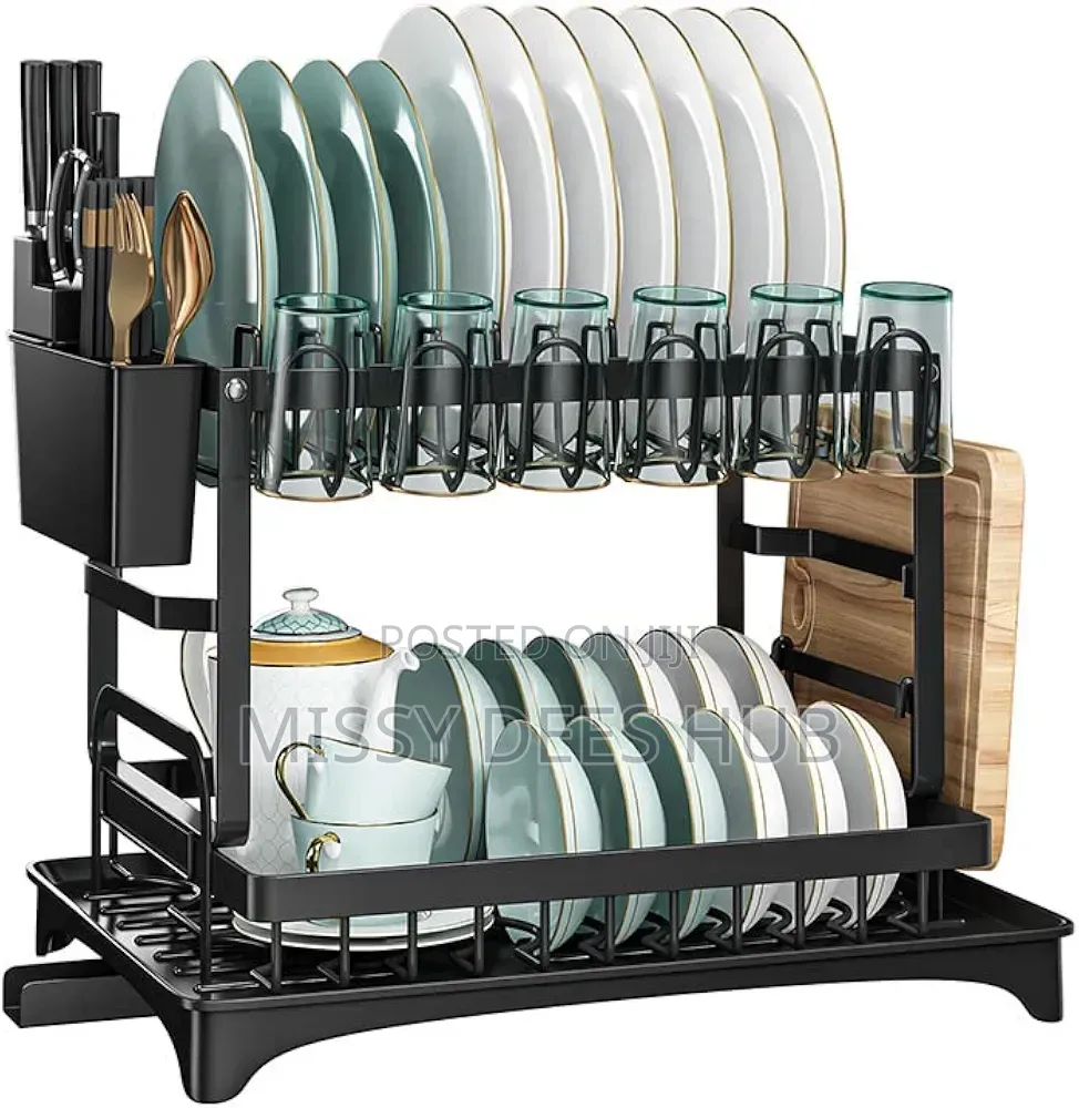 Dish Drying Rack With Drainboard