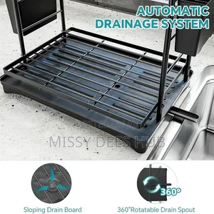 Dish Drying Rack With Drainboard