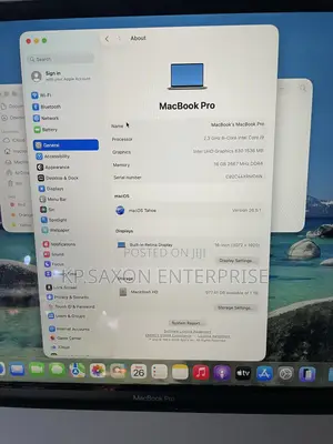 New Laptop Apple MacBook Pro 2019 16GB Intel Core i9 SSD 1T