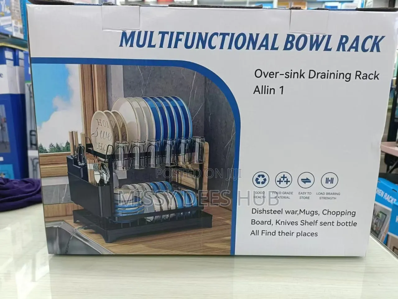 Dish Drying Rack With Drainboard
