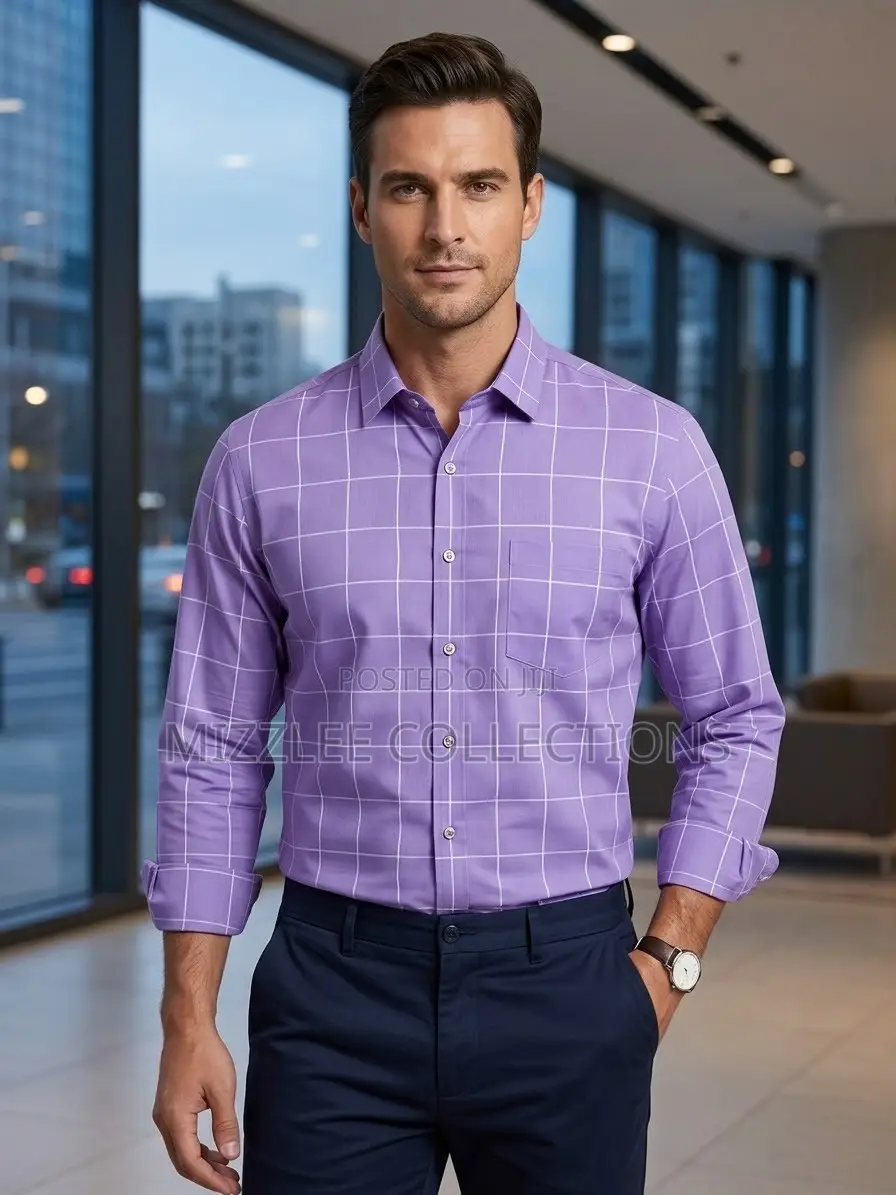 Stripes Long Sleeves Shirt for Men in M-3xl
