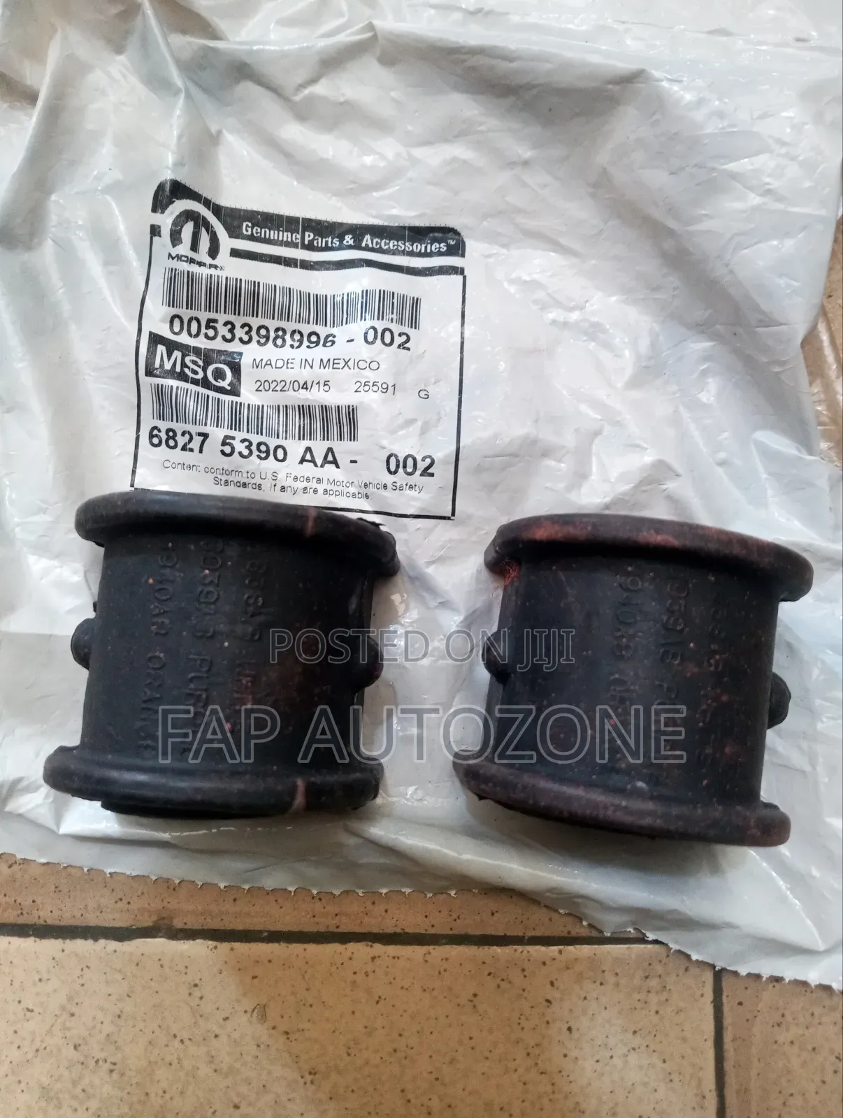 Authentic MOPAR RAM 1500 Stabilizer Bar Bushing Imported From the USA