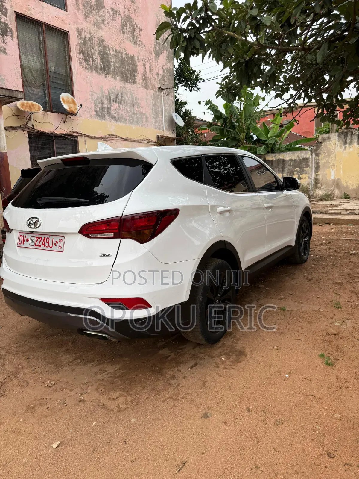 Hyundai Santa Fe 2017 White