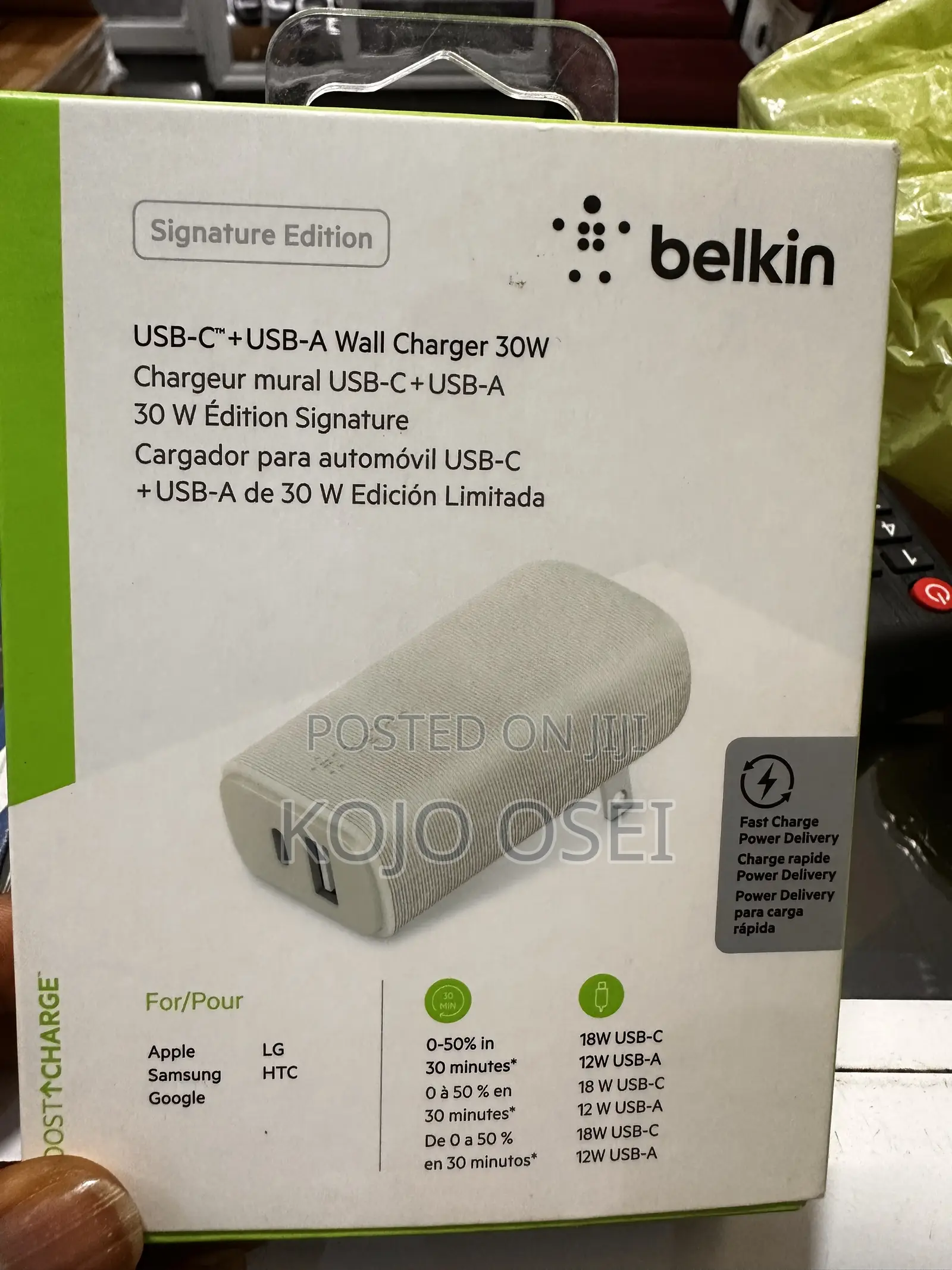 Belkin / AT T Charges, Car Charges, Head Cables