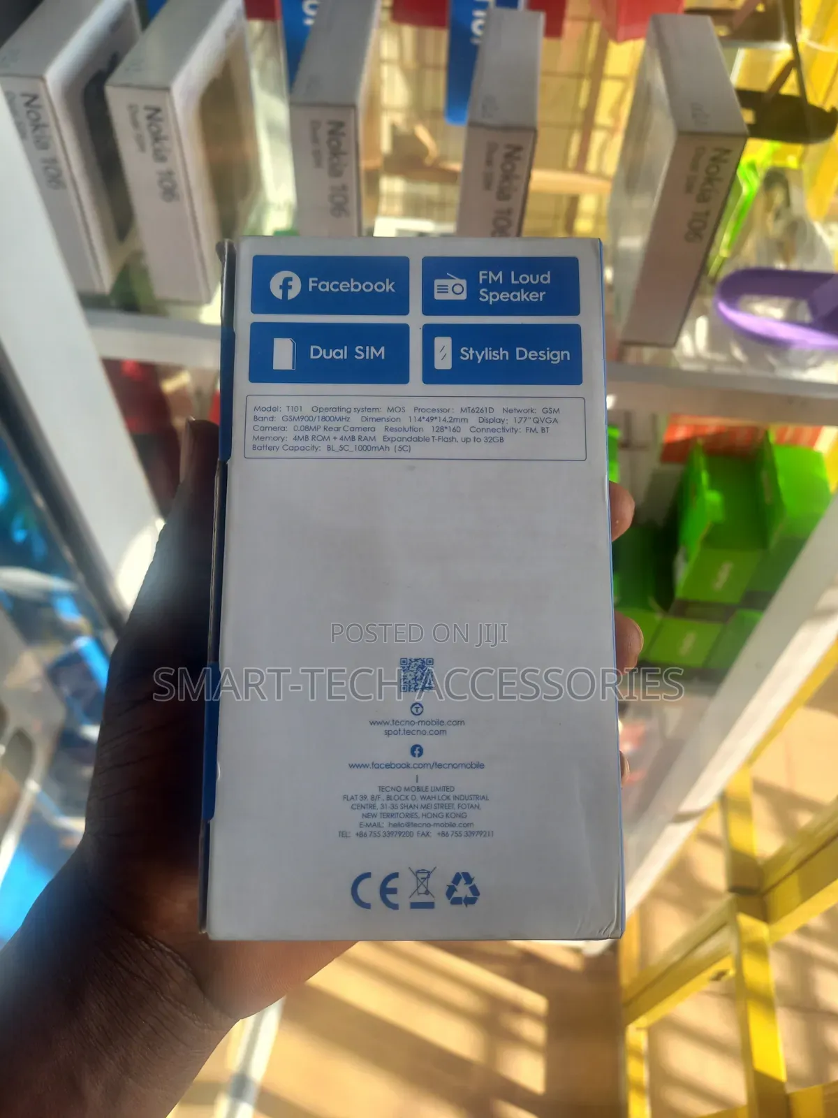 New Tecno T101 Black