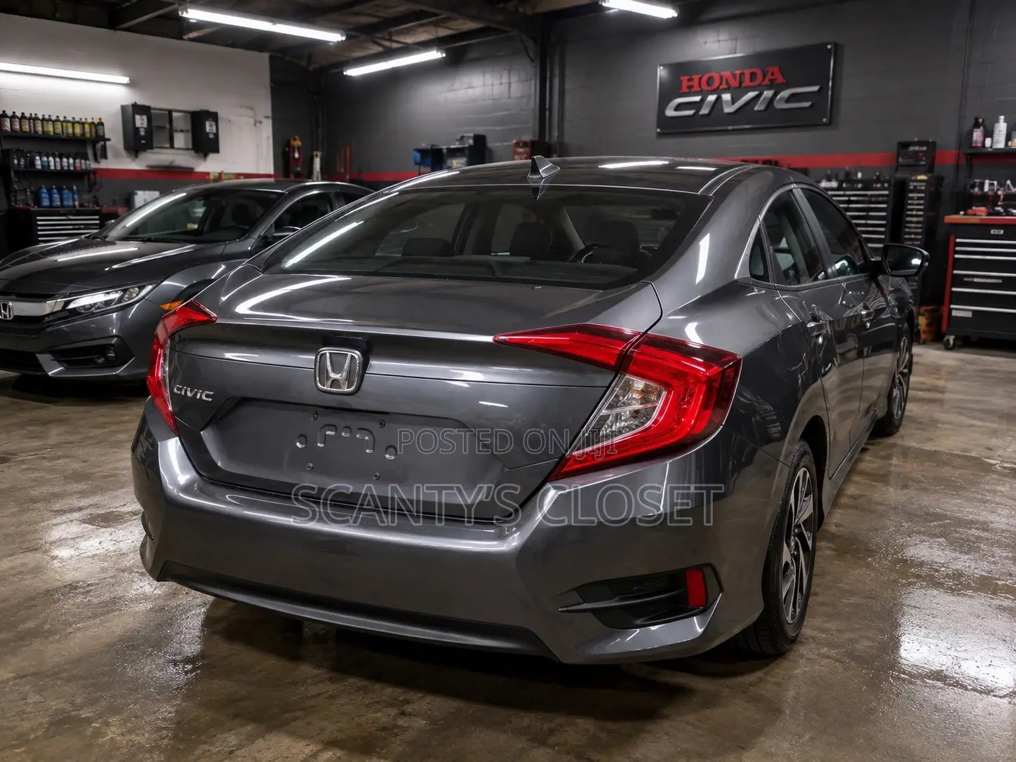 Honda Civic EX Sedan 2018 Gray