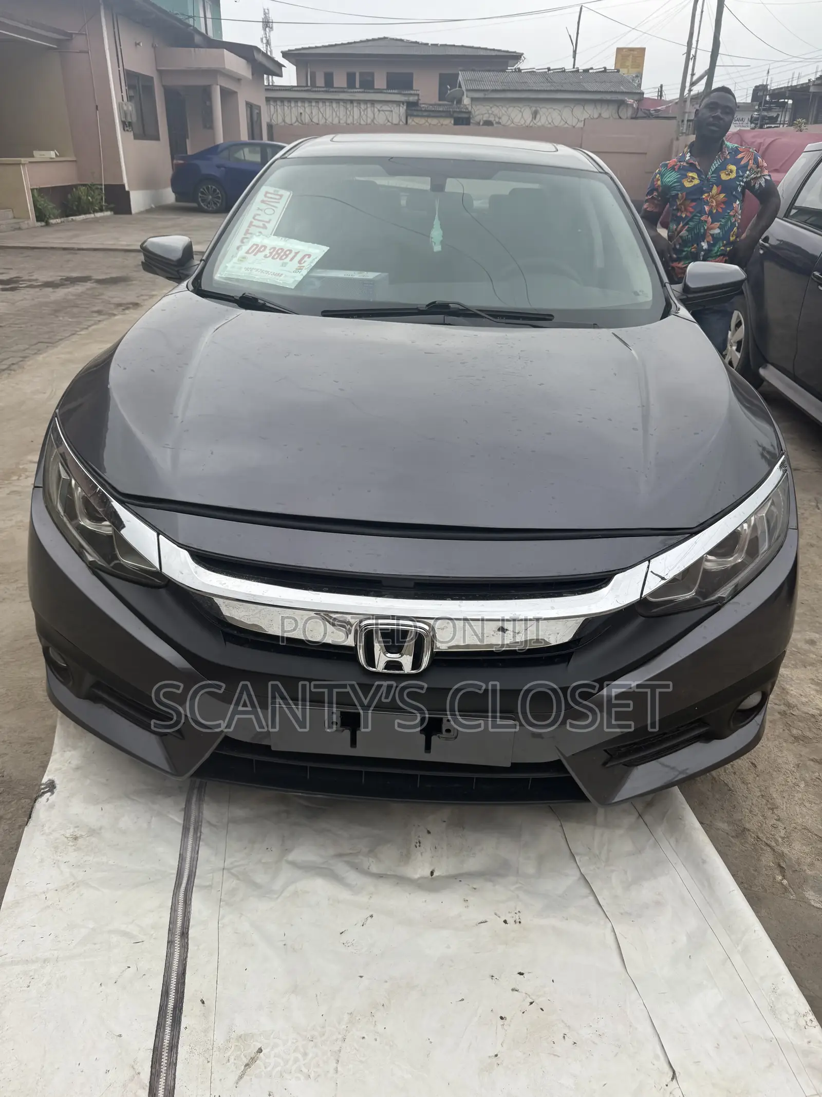 Honda Civic EX Sedan 2018 Gray