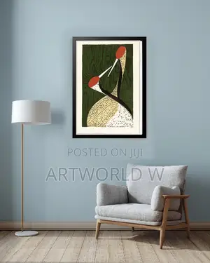 A3 Framed Bird Art