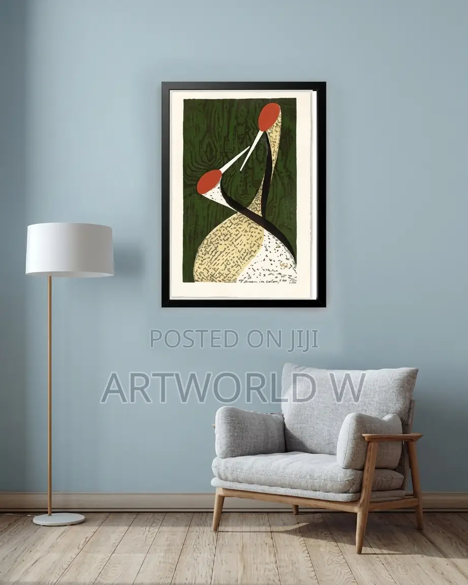 A3 Framed Bird Art