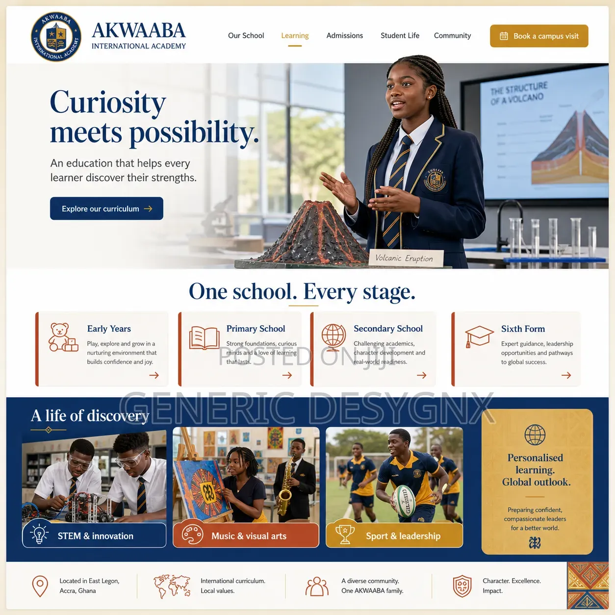 Website for International Schools
