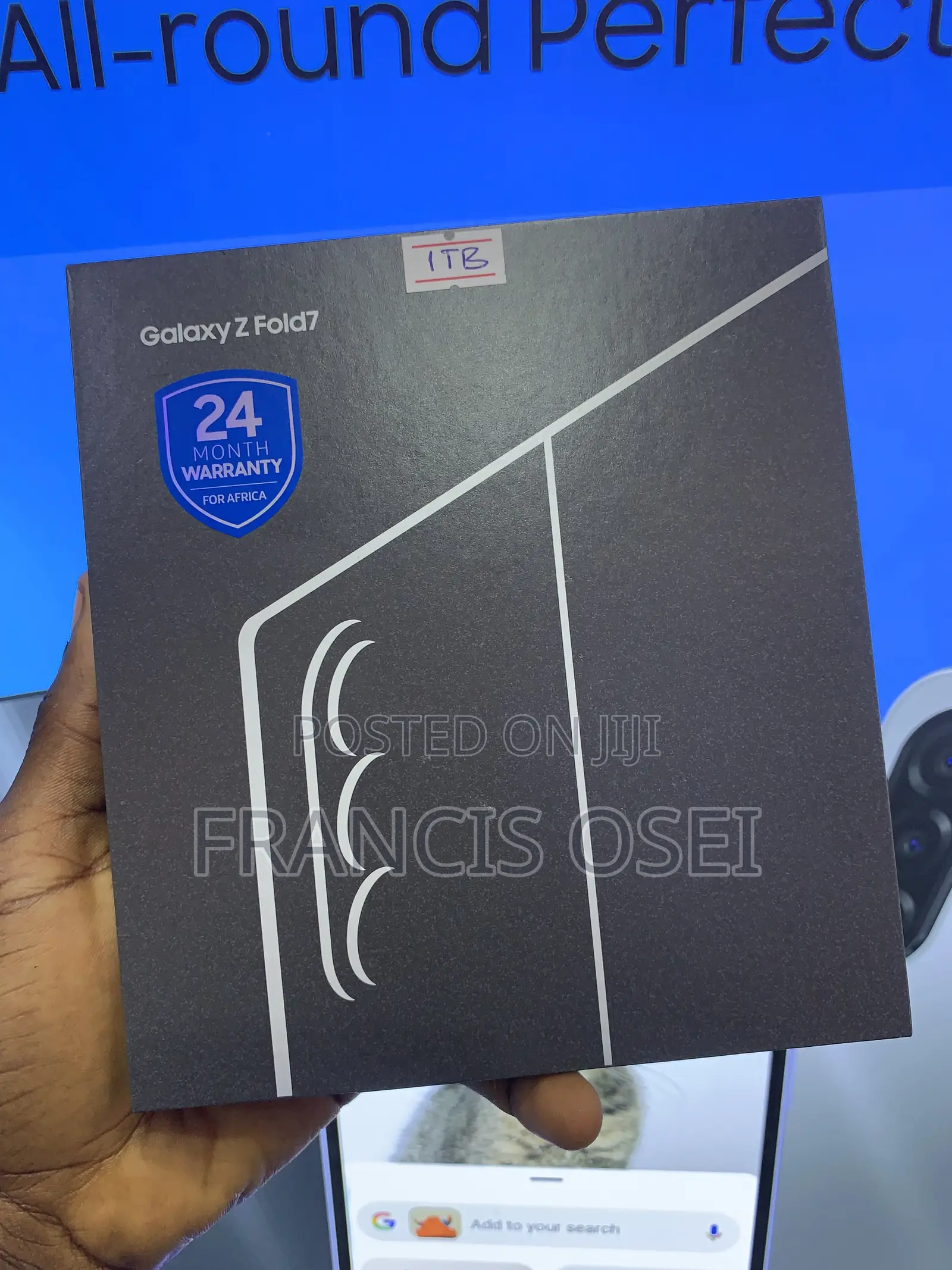 New Samsung Galaxy Z Fold7 1 TB Black