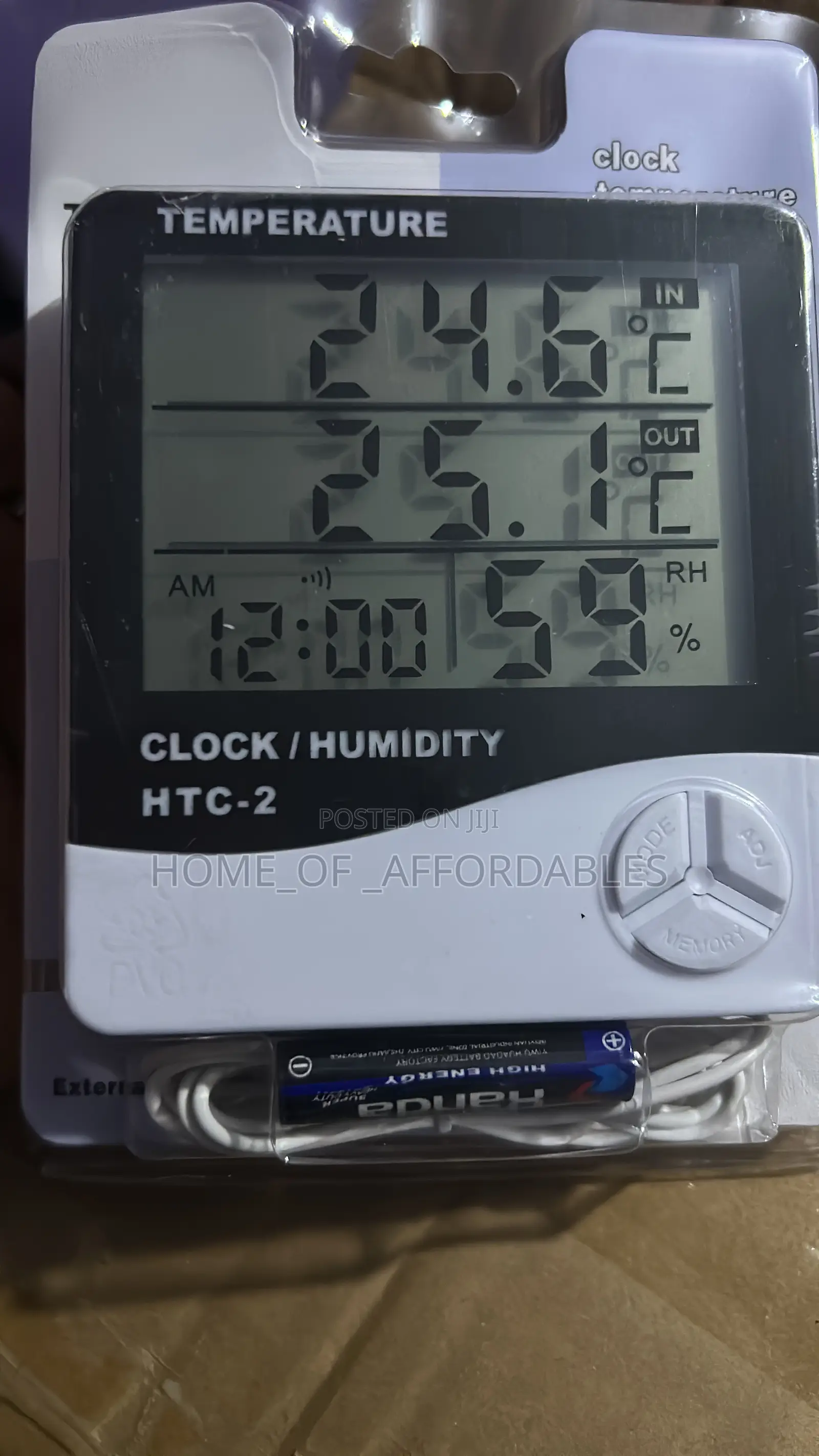 HTC-2 Digital Fridge Thermometer & Hygrometer – Jiji Ad