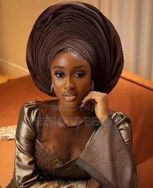 Round and Half Fan Gele