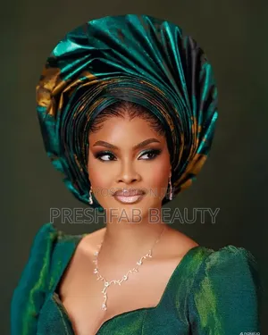 Round and Half Fan Gele