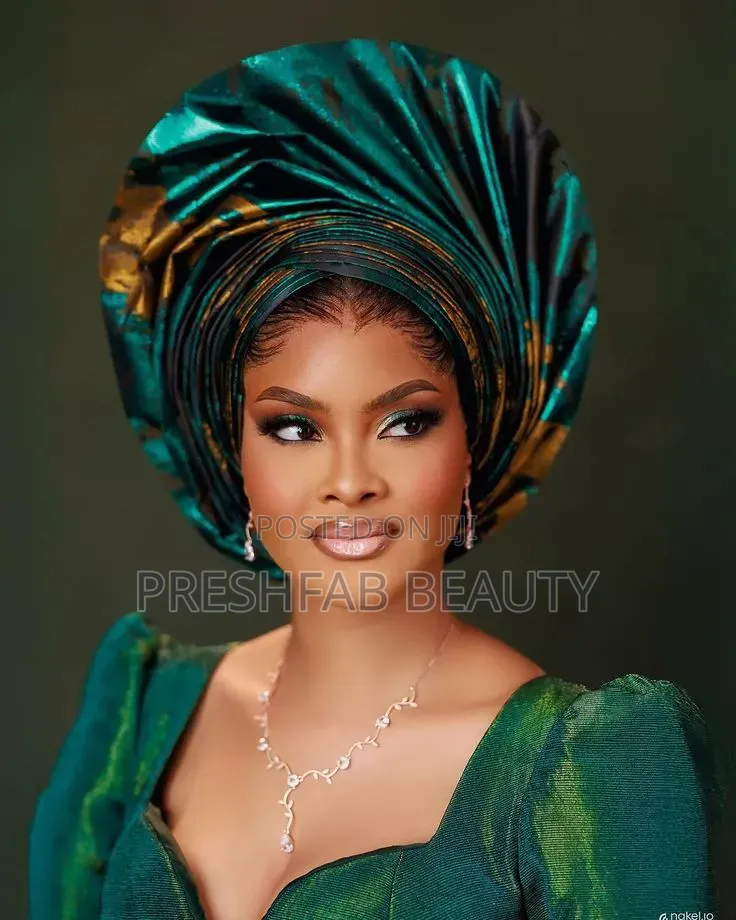 Round and Half Fan Gele