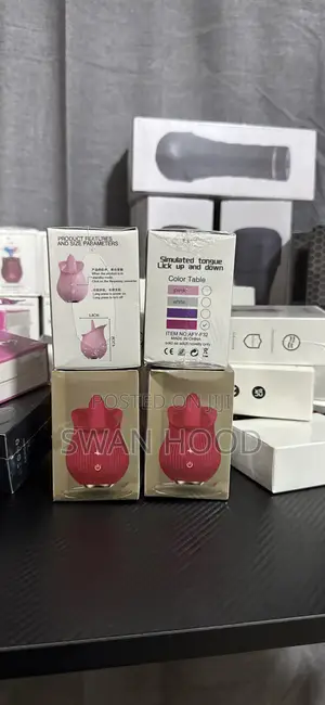Rose Vibrator / Simulated Tongue / Sex Toys